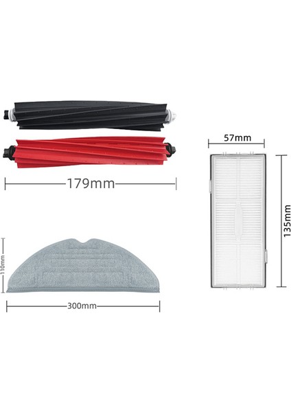 Roborock S8 / S8 Plus Yedek Parça Silindiri Ana Yan Fırça Hepa Filtre Aksesuarları (Yurt Dışından) indirimleri