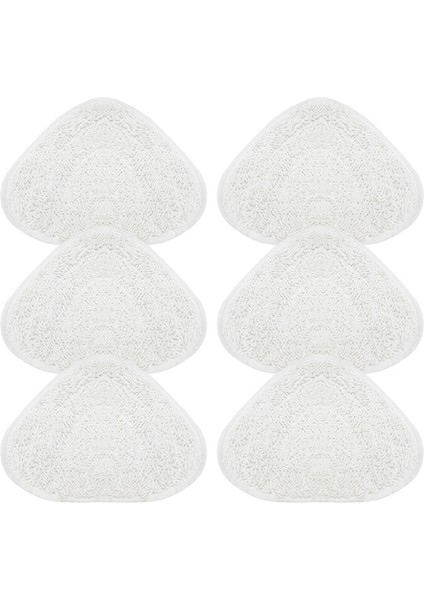 Vileda Ocedar Elektrikli Süpürge Için 6 Adet Buharlı Paspas Pedi Yıkanabilir Yeniden Kullanılabilir Üçgen Paspas Pedi Bezi Zemin Temizleme Aracı (Yurt Dışından)