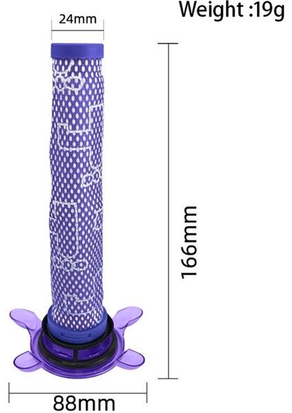 Dyson V8 Focus Elektrikli Süpürge Yatak Ön Filtresi Için Uygundur (Yurt Dışından) fiyatları