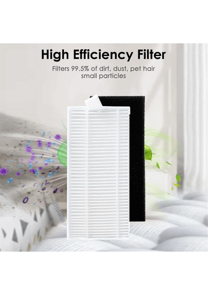 Conga 7490 Immortal Serisi / 8290 Immortal Serisi Elektrikli Süpürge Ana Yan Fırça Filtresi Paspas Toz Torbası Için 26 Adet Yedek Parça (Yurt Dışından) modelleri