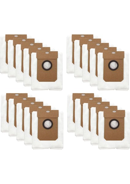 Conga 1090/8090 ULTRA/10000/9090 Aı / 7490/EUFY L50/L60 Ses /viomi Alpha 3pro Için 20 Adet Toz Torbası Aksesuarları (Yurt Dışından)