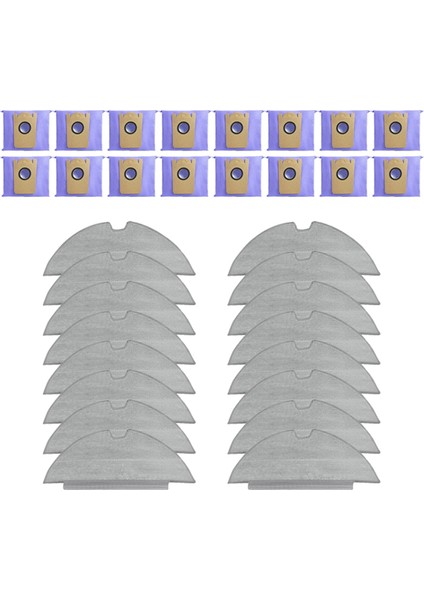 Eufy Robovac L35 Hybrid+, LR30 Hybrid+, Yedek Parçalar, Paspas Bezi Yedek Parçalar, Aksesuarlar (Yurt Dışından)