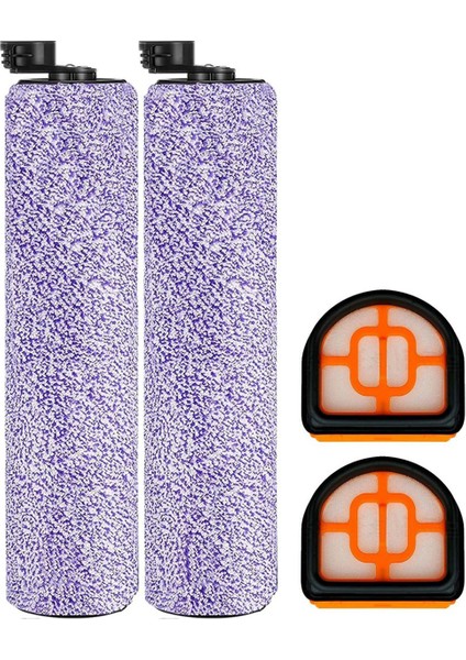 Shark WD100/WD101/WD200/WD201 Hydrovac Xl 3'ü 1 Arada Elektrikli Süpürge Için Yedek Fırça Rulosu ve Filtre (Yurt Dışından)