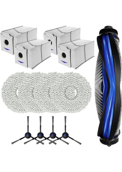 Ecovacs Deebot N30, N30 Pro Omni Robot Süpürge Mian Yan Fırça Paspas Bezi Toz Torbaları Yedek Parçaları (Yurt Dışından) fiyatları