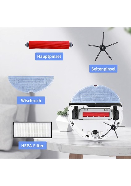 Xiaomi Roborock S7 S7+ S7 Plus S7 Maxv S7 Pro S7 Maxv Ultra Elektrikli Süpürge Ana Yan Fırçalar Hepa Filtreler Paspas Bezi (Yurt Dışından) indirimleri