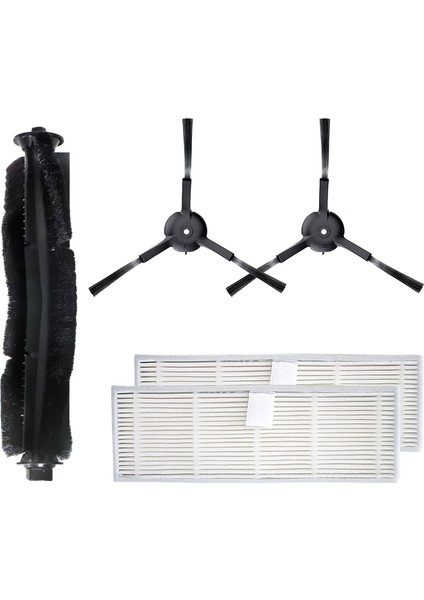 Uoni V980 Plus Robot Süpürge Yedek Parça Aksesuarları Için Uoni Heap Filtre Yan Fırçası Ana Fırçası (Yurt Dışından)