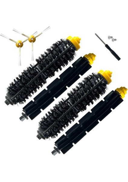 Irobot Roomba 600 ve 700 Serisi 614, 630, 635, 640, 645, 650, 660, 675, 680, 690, 695, 760, 770, 780 Vakumlu Silindir Yan Fırça (Yurt Dışından)