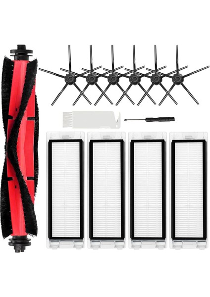 Roborock Q5 Q5+ Elektrikli Süpürge Ana Fırçası Hepa Filtresi Yan Fırçası Için Yedek Parçalar (Yurt Dışından)