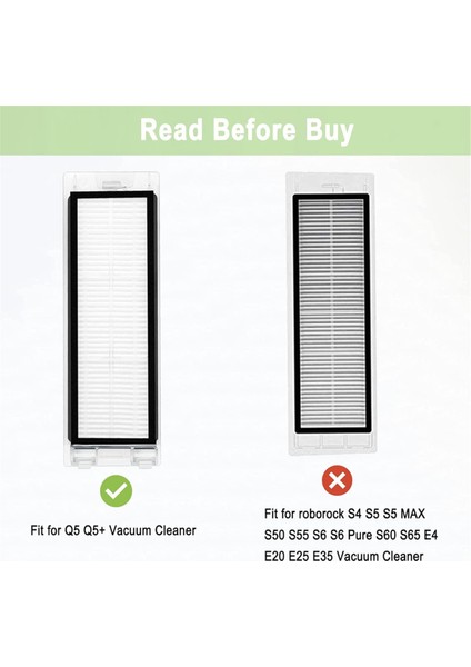 Roborock Q5 Q5+ Elektrikli Süpürge Ana Fırçası Hepa Filtresi Yan Fırçası Için Yedek Parçalar (Yurt Dışından) indirimleri