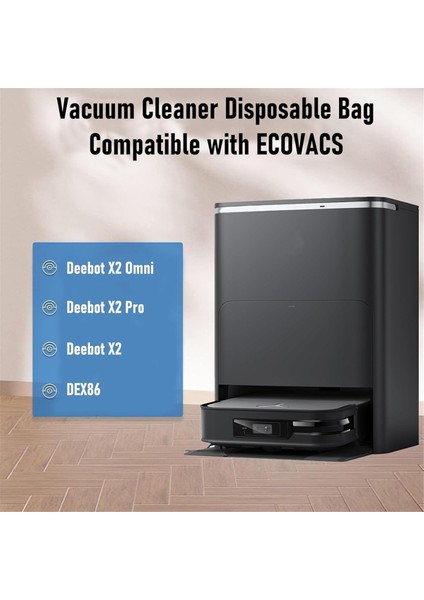 Ecovacs Deebot X2 / X2 Omni / X2 PRO/DEX86 Robot Süpürge Ana Yan Fırça Filtre Toz Torbası Paspas Aksesuar Seti (Yurt Dışından) indirimleri