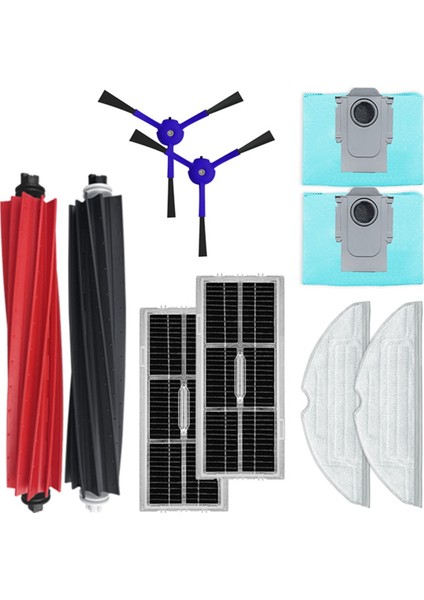 Roborock S8 S8+S8 Pro G20 Yedek Parçaları Duoroller Ana Yan Fırçalar Paspas Bezleri Hepa Filtreleri Toz Torbaları Aksesuarlar (Yurt Dışından) fırsatları