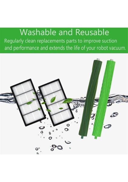 Irobot Roomba S9 (9150) S9+ S9 Plus (9550) S Serisi Elektrikli Süpürge Için Yedek Parça Kiti (Yurt Dışından) indirimleri