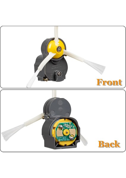 Irobot Roomba 500, 600, 700, 800, 900, I7, E6, E5 Için Uyumlu Yan Fırça Motor Modülü Parçası ve Lastik Tekerlek Değişimi (Yurt Dışından) modelleri