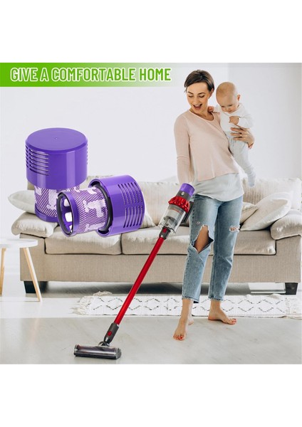 Yıkanabilir Yedek Hepa Filtreleri, Dyson V10, SV12, Dy 969082-01 Elektrikli Süpürge Filtre Seti (Yurt Dışından) fırsatları