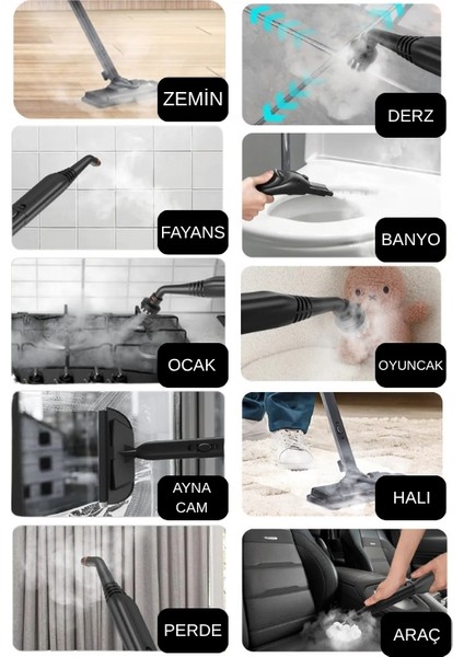 Stella Deluxe 5 Bar/ 2100W / Buharlı Temizleme Makinası - Beyaz fiyatları