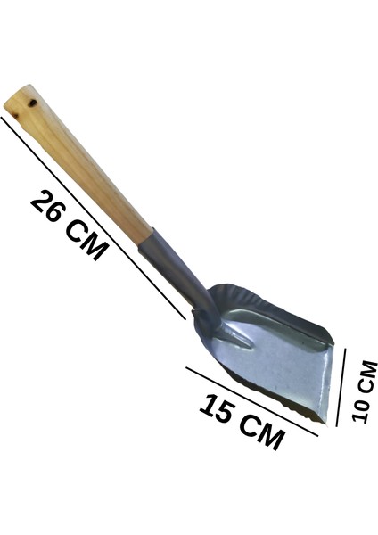 Çelik Ateş Küreği Ahşap Ergonomik Dayanıklı Saplı Geniş Soba Şömine Kömür Ateş Köz Ideal Kürek indirimleri