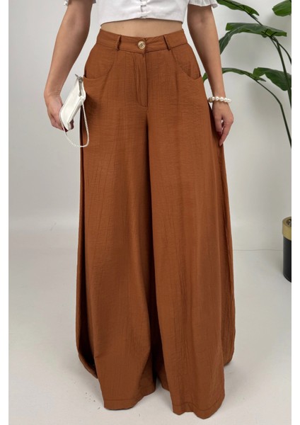 Valen Kadın Şık Günlük Rahat Kahve Etek Pantolon – Rahat ve Modern Tasarım modelleri
