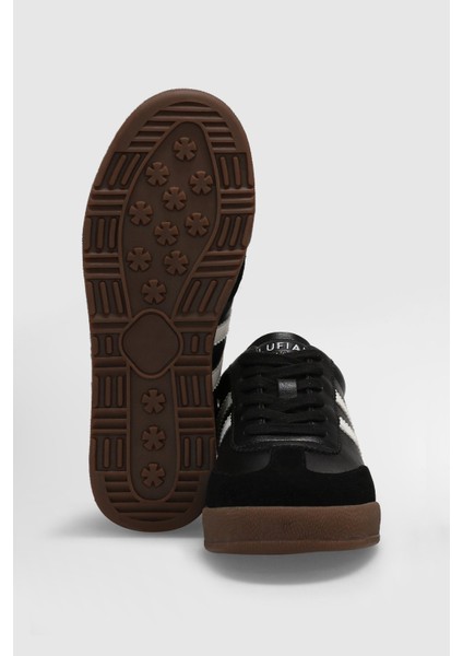 Lia Kadın Deri Sneaker Spor Ayakkabı Siyah modelleri