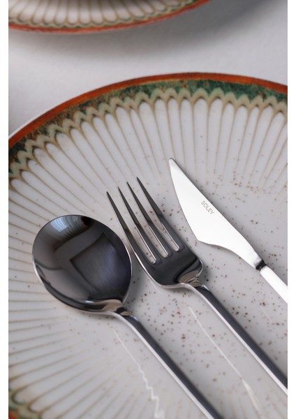 | Zenıa | 6 Kişilik 18 Parça Çatal Kaşık Bıçak Takımı