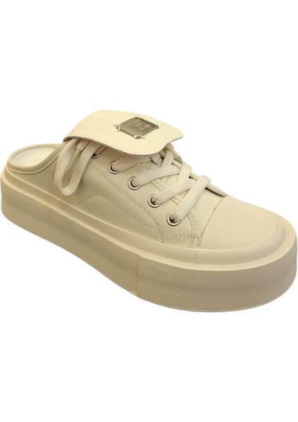 Davina Ekru Sneaker Terlik