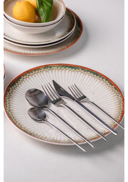 | Zenıa | 6 Kişilik 30 Parça Çatal Kaşık Bıçak Takımı