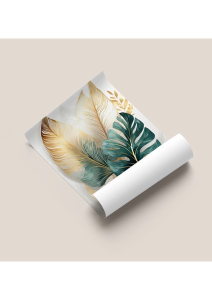 Çerçevesiz Poster, Dijital Baskı, Monstera , Ofis Salon Oturma Odası Dekorasyon , Poster fiyatları