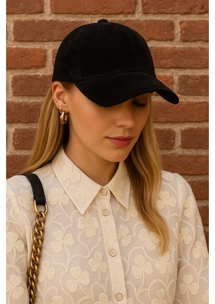 Siyah Basic Süet Cap Şapka fiyatları