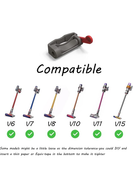 Dyson V15 V11 V10 V8 V7 Elektrikli Süpürge Aparatı Sert Ahşap Zemin Yumuşak Silindir Fırça Başlığı LED Işıklı Yedek (Yurt Dışından)