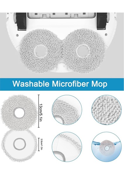 Ecovacs Deebot T20 Omni / X1 Omni / X1 E Omni Için Aksesuar Seti, Toz Torbaları, Paspas Bezleri, Robot Süpürge Parçaları (Yurt Dışından) modelleri