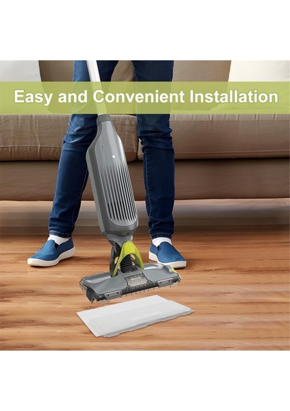 Shark Vacmop VM252 Için 10'lu Paket Vakumlu Paspas Yedek Pedleri, Tek Kullanımlık Vakumlu Paspas Pedleri, Kablosuz Sert Zemin Vakumlu Paspas Pedleri (Yurt Dışından) indirimleri