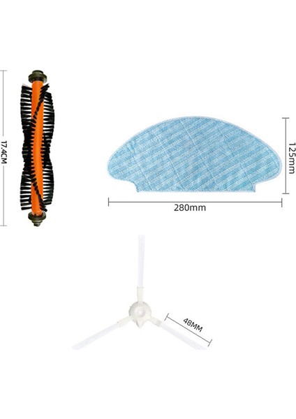 Medion Md 19601 Rulo Fırça Ev Temizlik Ana Fırça Robot Süpürge Yedek Parçaları Süpürge (Yurt Dışından) modelleri
