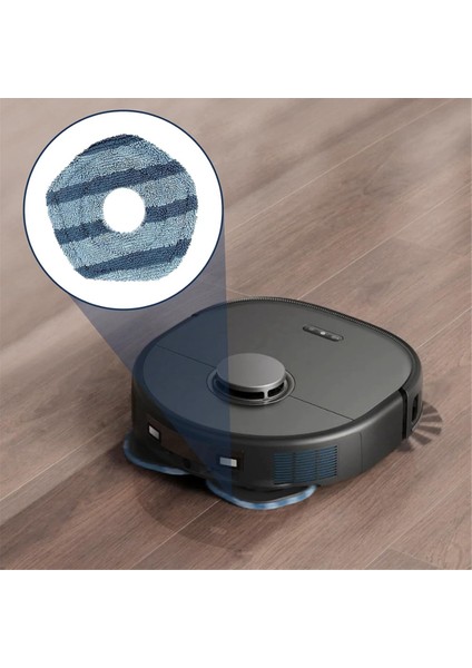 Eufy X10 Pro Omni X8/X8PRO X9 Pro Robot Süpürge Için Paspas Bezleri Yumuşak Paspas Pedleri Yedekleri (Yurt Dışından) modelleri