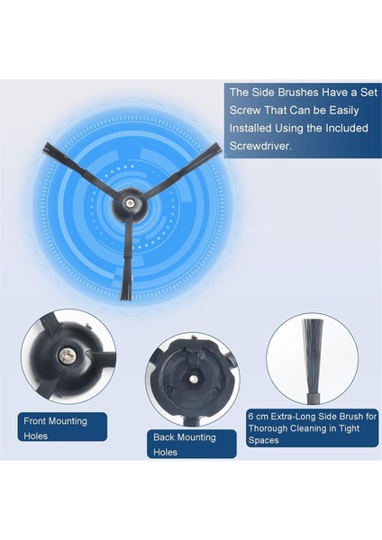 Roborock S8 Maxv Ultra Robot Süpürge, Ana Fırça, Fırça Rulosu, Fırça Paspas Pedleri ve Süpürge Torbaları Ile Uyumlu Aksesuar Kiti (Yurt Dışından) fiyatları