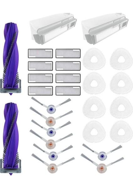 Narwal Freo x Ultra/narwal J4 Yedek Aksesuarları Silindir Ana Yan Fırça Hepa Filtre Paspas Bezi Ile Uyumludur (Yurt Dışından) fiyatları