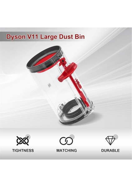 Dyson V11 V15 SV14 SV15 SV22 Elektrikli Süpürge Toz Haznesi Yedek Parçaları Büyük Hazne Için Toz Haznesi Yedek Parçaları (Yurt Dışından) fiyatları