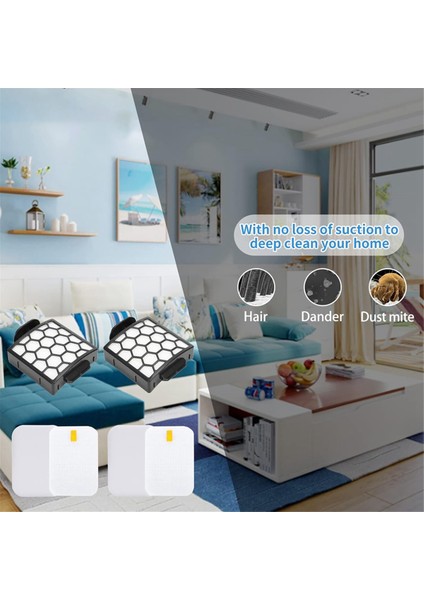 Shark Navigator ZU62, ZU60, Pet Plus NV251, NV255, Swivel Pro NV150, NV151, 1238FT60, 1239FT60 Için Hepa Filtre Değişimi (Yurt Dışından) indirimleri