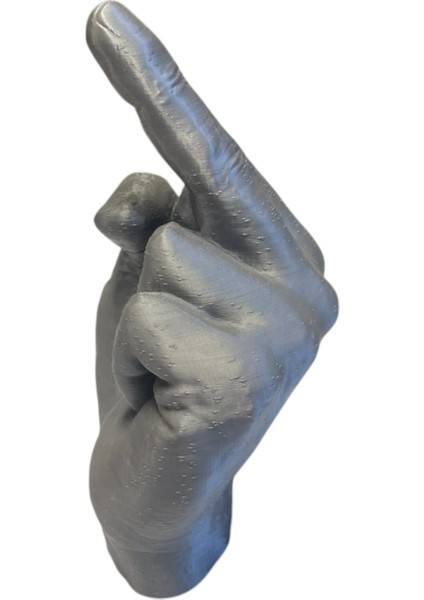 3D Baskı Teknolojisi ile Üretilmiş Dekoratif Orta Parmak Heykeli fiyatları