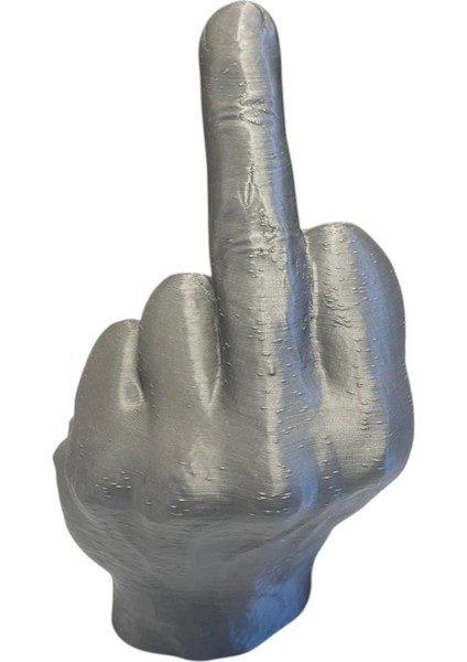 3D Baskı Teknolojisi ile Üretilmiş Dekoratif Orta Parmak Heykeli modelleri