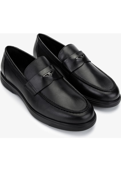 Erkek Hakiki Deri Siyah Deri Loafer Ayakkabı 987 209 Erk Ayk Y25 Sıyah Dr fiyatları