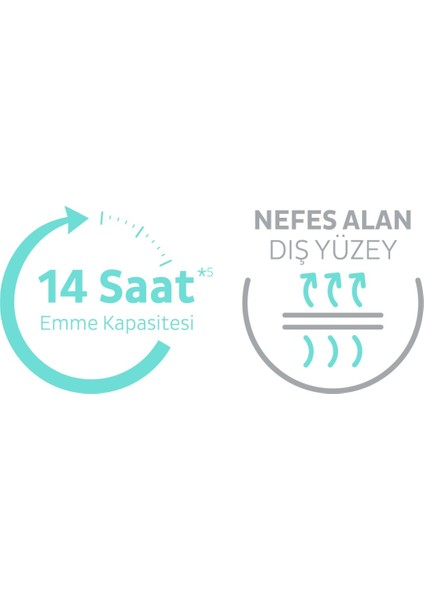 Sensitive Antibakteriyel Emici Külot Large 30 Adet