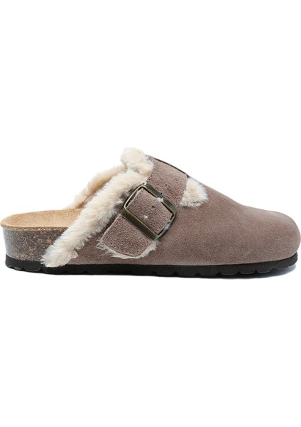 K14207-029SD Kifidis Soft Step Kadın Süet Deri Sabo Mantar Terlik 36-41