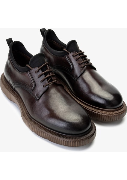 Erkek Hakiki Deri Kahverengi Casual Ayakkabı 987 145 Erk Ayk SK24-25 Kahve Dr fiyatları