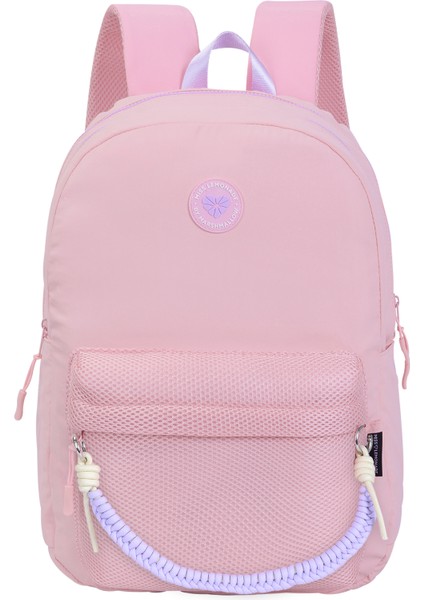 Meshy Pink Okul Sırt Çantası
