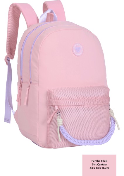 Meshy Pink Okul Sırt Çantası fiyatları