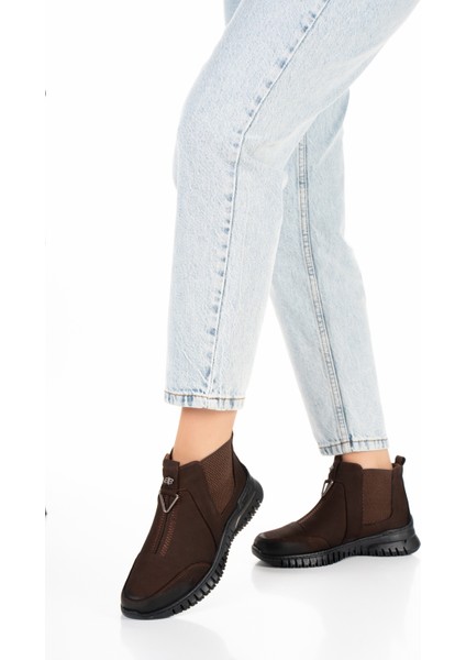 1453 Günlük Kadın - Tam Ortopedik - Nubuk Hakiki Deri - Bot fiyatları