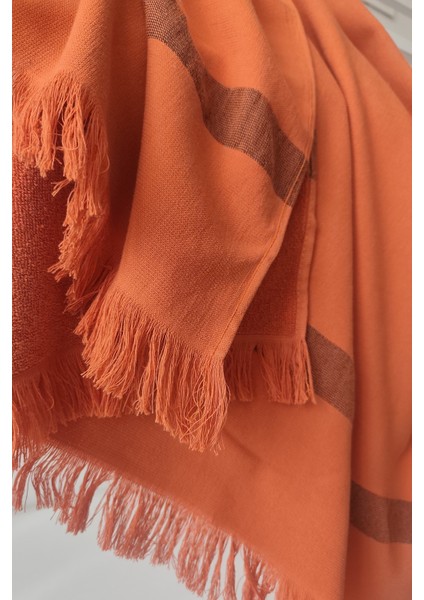 %100 Pamuk Siyah Kalın Çizgi Detaylı Peştemal-Şezlong HAVLUSU-90X200 Cm-Tarçın fiyatları