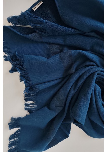 %100 Pamuk Kalın Çizgili Peştemal-Şezlong HAVLUSU-90X200 Cm-Lacivert modelleri