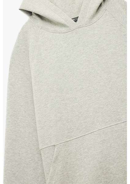 Kanguru Cepli Lastik Detaylı Uzun Kollu Kapüşonlu Sweatshirt modelleri