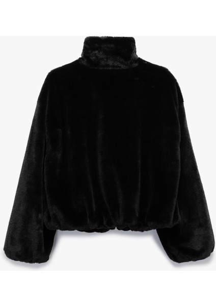 Suni Kürklü Uzun Kollu Gömlek Yaka Oversize Ceket fırsatları