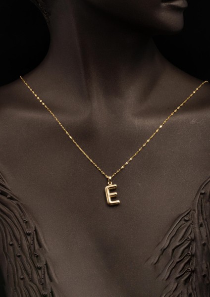 Balon E Harf 14 Ayar Altın Kolye fiyatları